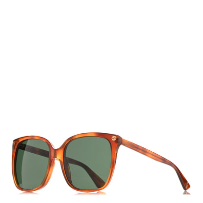 Gucci Acetate GG Sunglasses GG0022S Tortoise 1 of 7