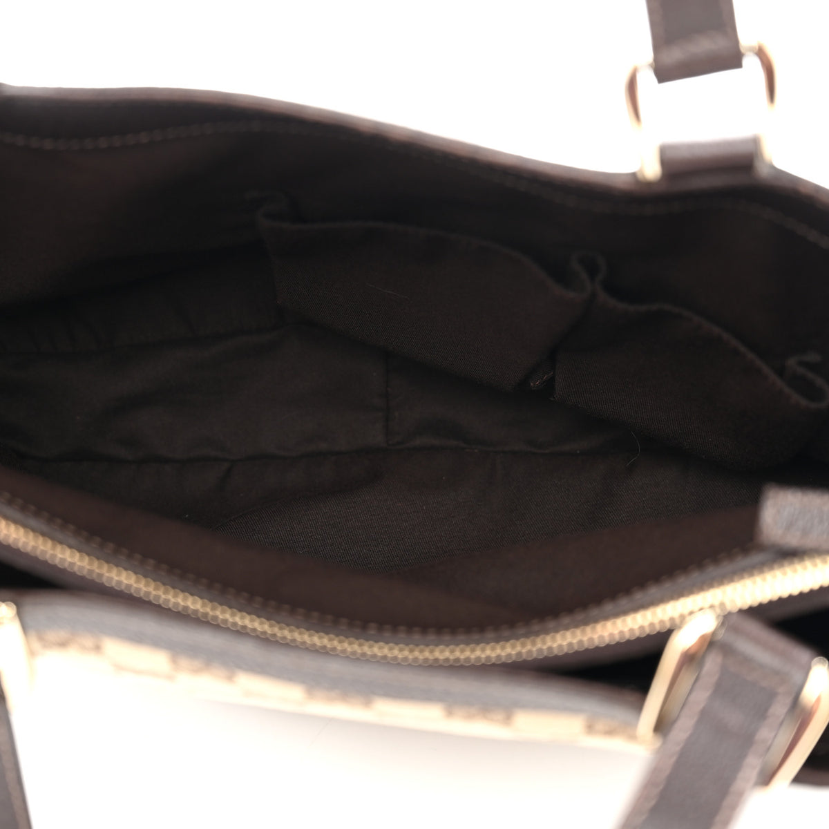 Monogram Medium Abbey Tote  Brown