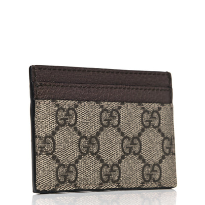 Gucci GG Supreme Monogram Ophidia Card Holder Brown 3 of 11