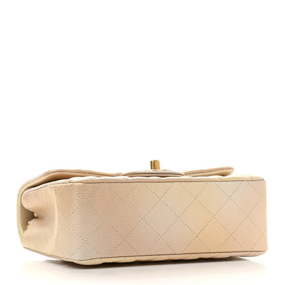 Chanel Metallic Goatskin Quilted Mini Rectangular Flap Gold 4 of 9