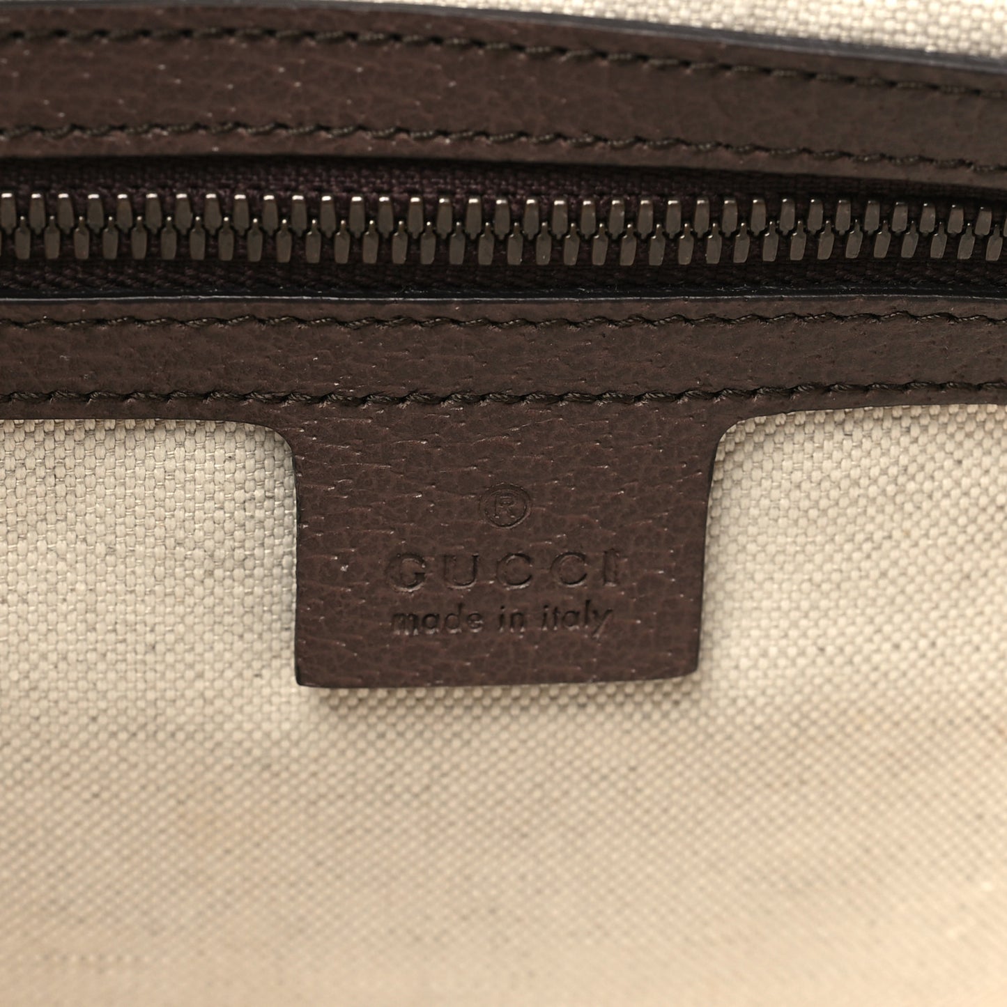 GG Supreme Monogram Web Small Ophidia Half Moon Hobo Brown