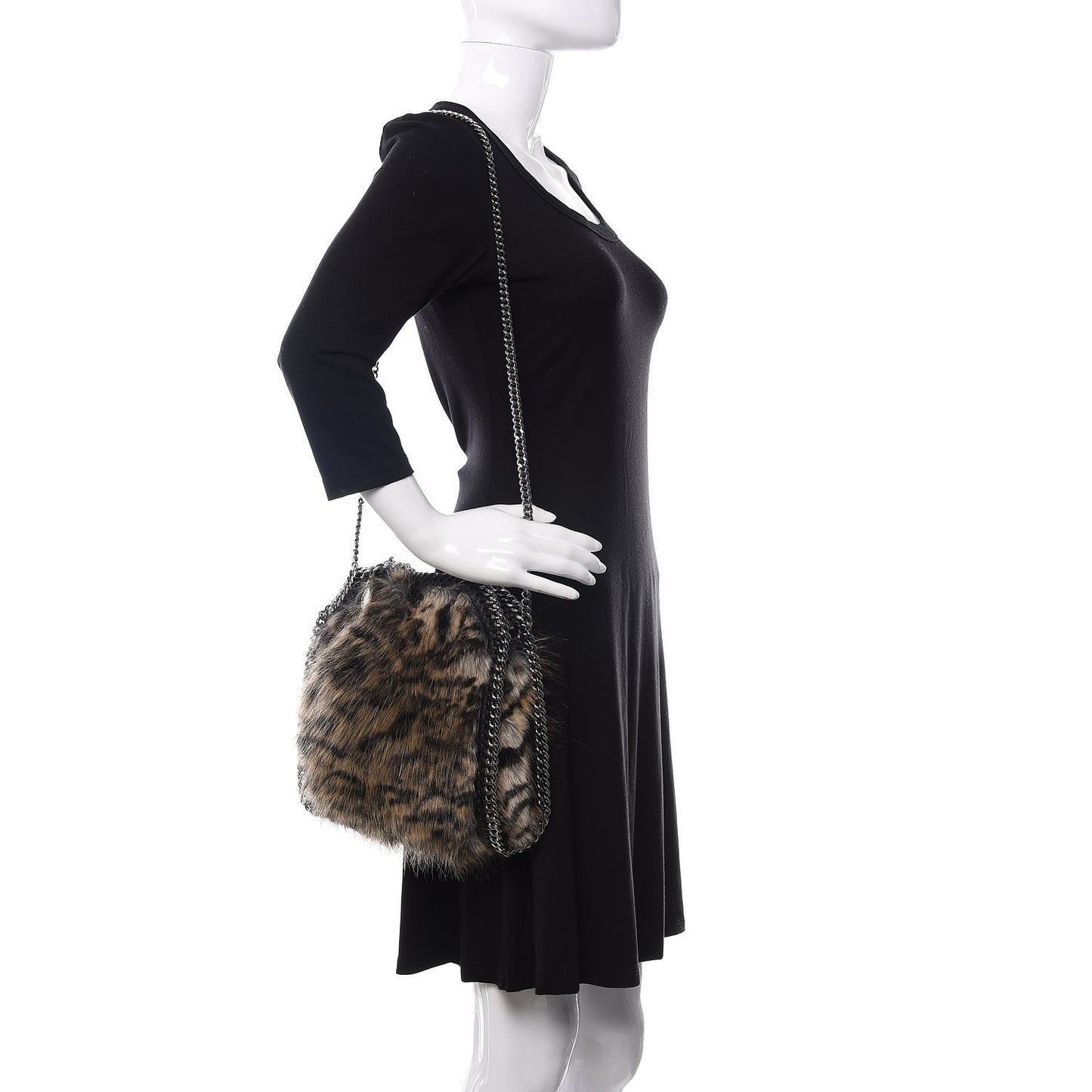 Eco Fur Mini Falabella Tote