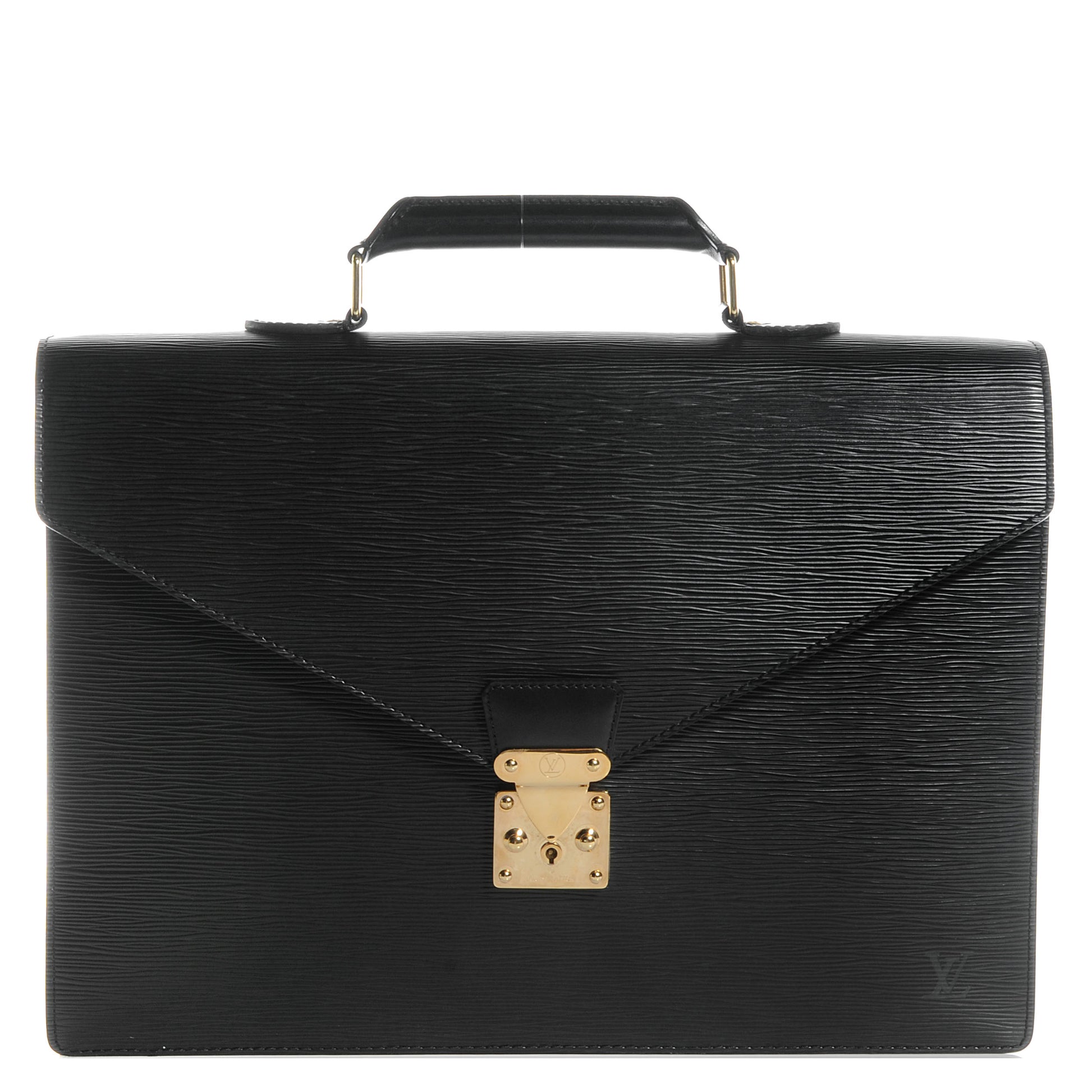 Louis Vuitton Epi Serviette Ambassadeur Briefcase Black 1 of 7