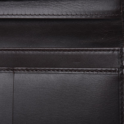 Gucci Monogram Calfskin Ladies Web Continental Wallet Beige Ebony Cocoa 9 of 14