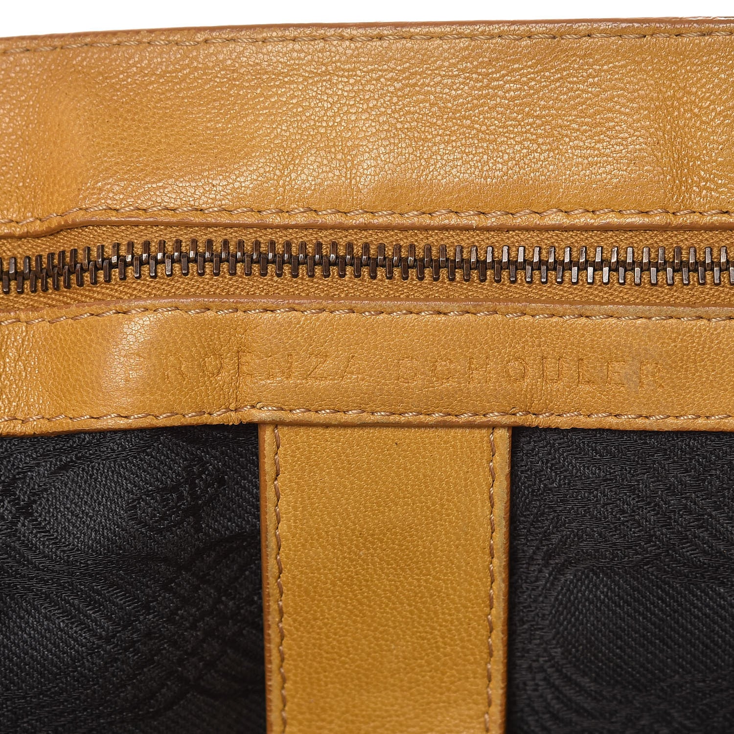 Proenza Schouler Lambskin Medium PS1 Satchel Mustard 7 of 17