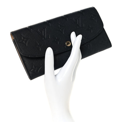 Louis Vuitton Empreinte Emilie Wallet Black Dune 2 of 7