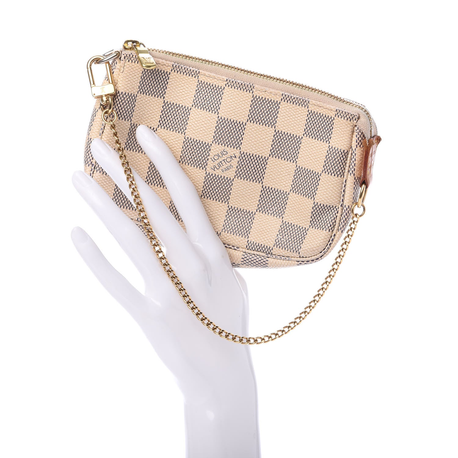 Louis Vuitton Damier Azur Mini Pochette Accessories 2 of 7