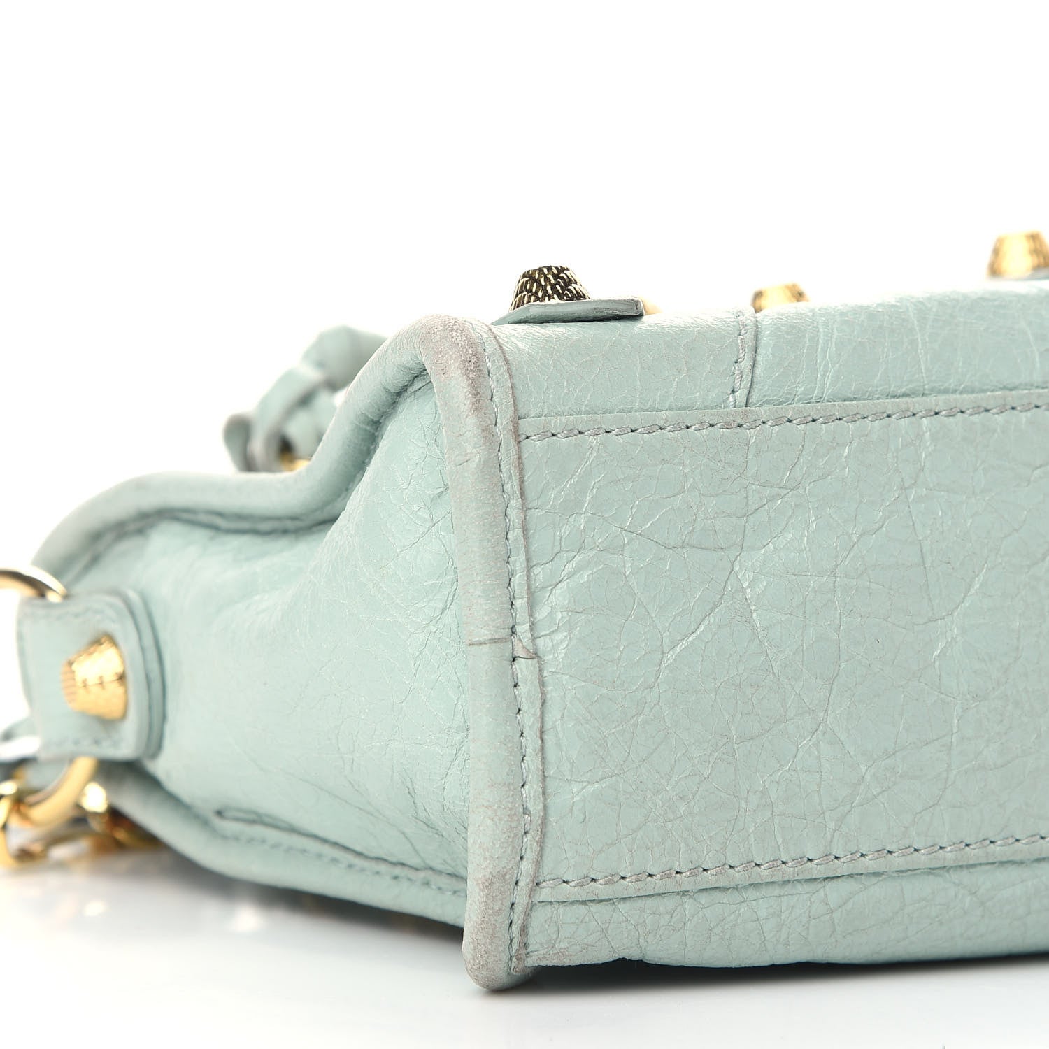 Balenciaga Agneau Giant 12 Gold Hardware Mini City Vert Jade 8 of 10