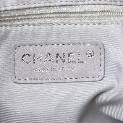 Chanel Coated Canvas Paris Biarritz Hobo Silver 6 of 18