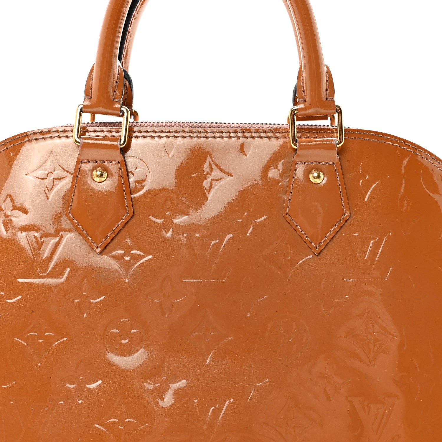 Louis Vuitton Vernis Alma PM Rose Velours 7 of 9