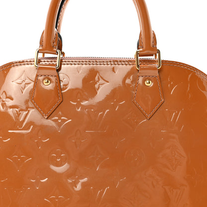 Louis Vuitton Vernis Alma PM Rose Velours 7 of 9