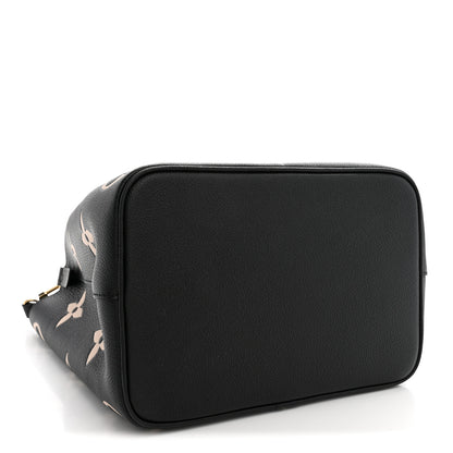 Louis Vuitton Empreinte Monogram Giant Neonoe MM Black Beige 5 of 10