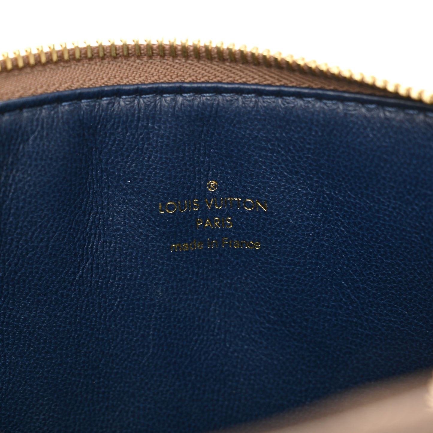 Lambskin Embossed Monogram Coussin PM Taupe