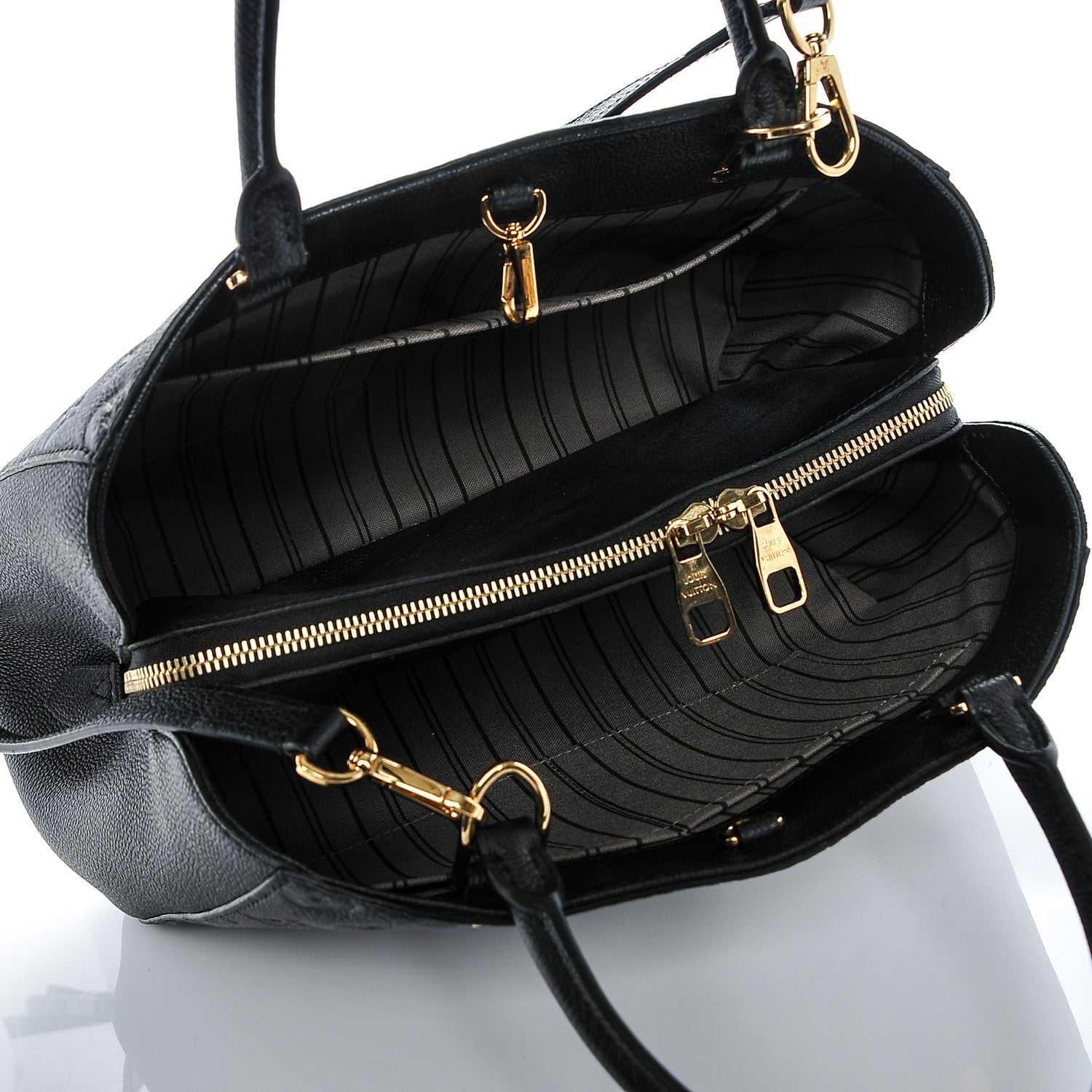 Louis Vuitton Empreinte Montaigne MM Black 5 of 7