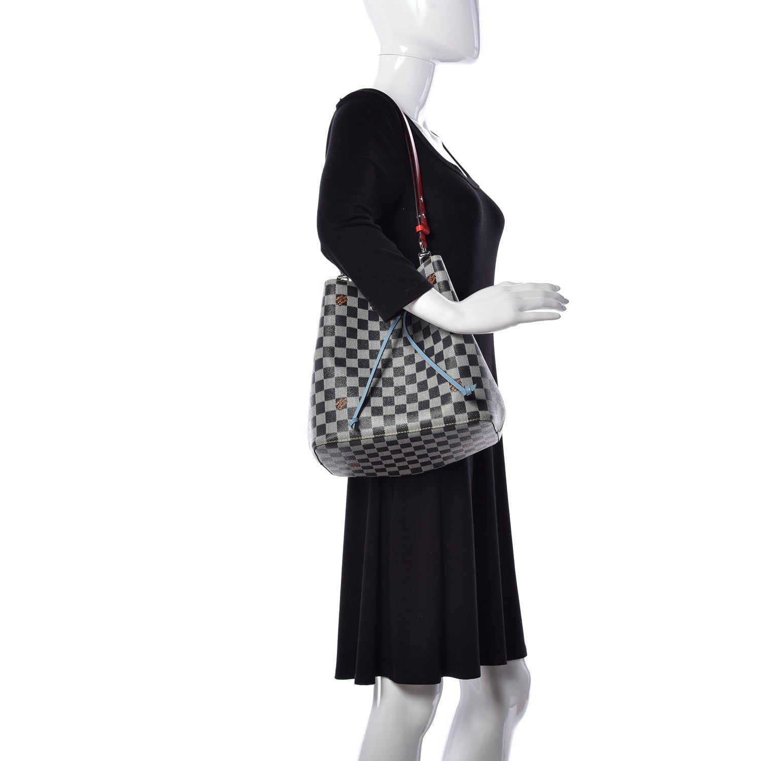 Louis Vuitton Damier Neonoe Black White 2 of 8