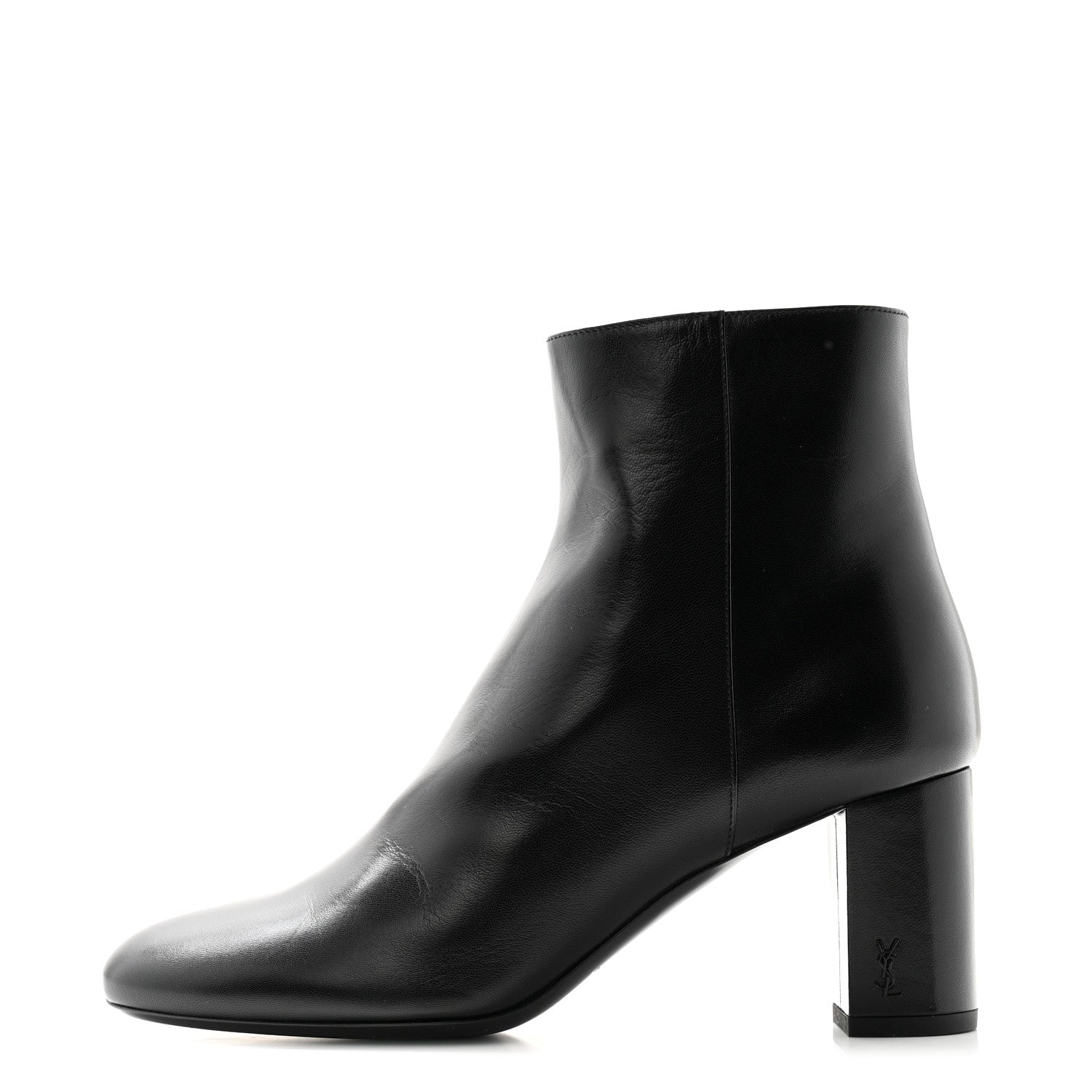 Saint Laurent Nappa Vendome Loulou Ankle Zip Boot 38 Black 1 of 8