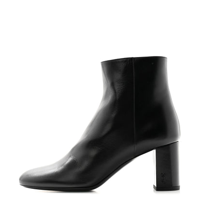 Saint Laurent Nappa Vendome Loulou Ankle Zip Boot 38 Black 1 of 8