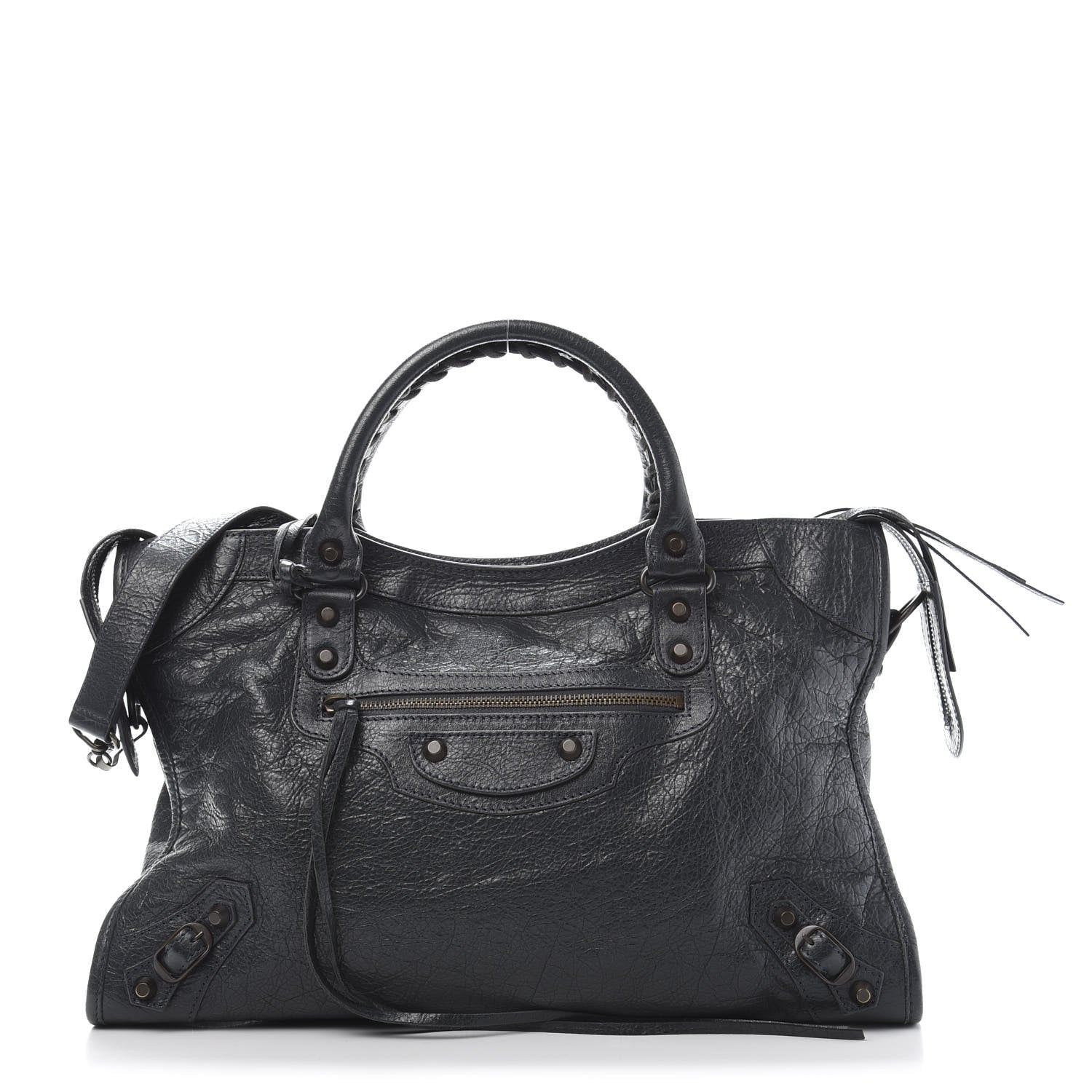 Balenciaga Agneau Classic Hardware City Anthracite 3 of 12