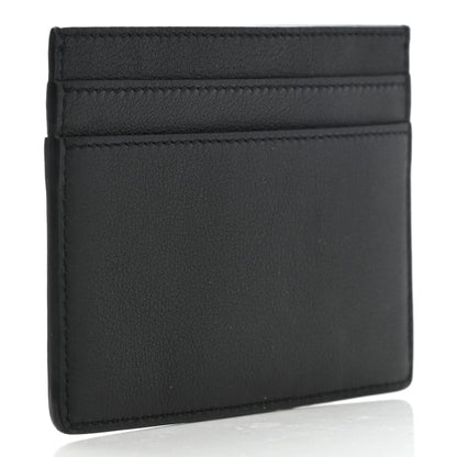 Saint Laurent Calfskin Monogram Credit Card Case Black 3 of 8