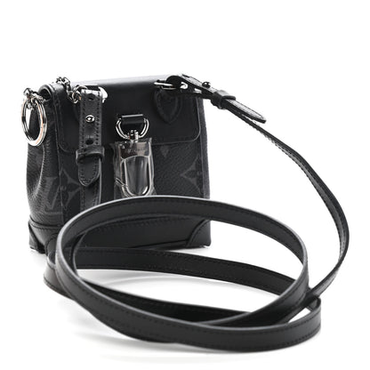 Louis Vuitton Monogram Eclipse Mini Steamer Pouch 3 of 8