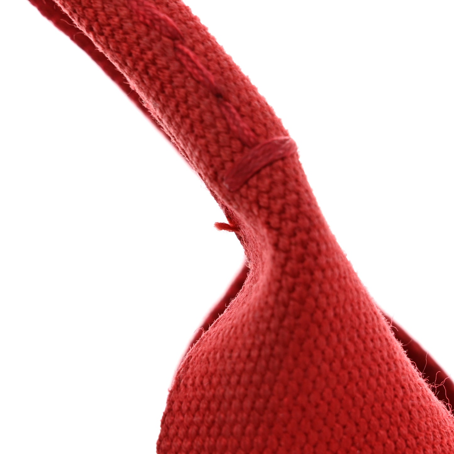 Canapa Small Logo Tote Rosso