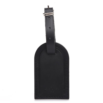 Louis Vuitton Calfskin Luggage Tag Black 1 of 3