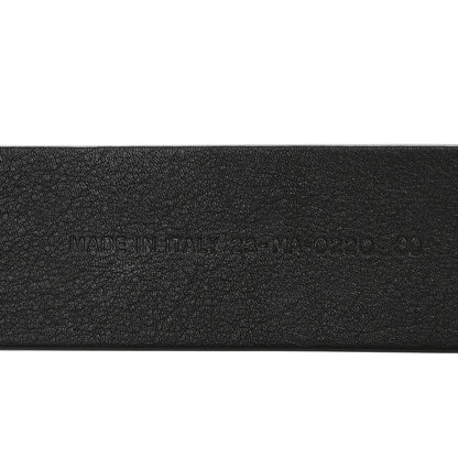 Christian Dior Calfskin 35mm Montaigne Belt 80 32 Black 6 of 8