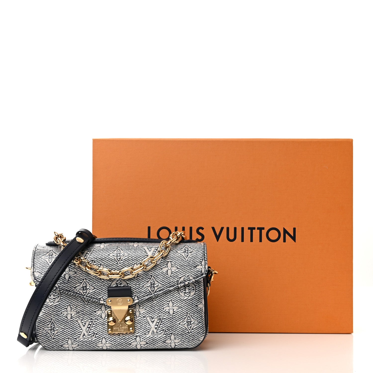 Louis Vuitton Monoglam Pochette Metis East West Blue 11 of 11