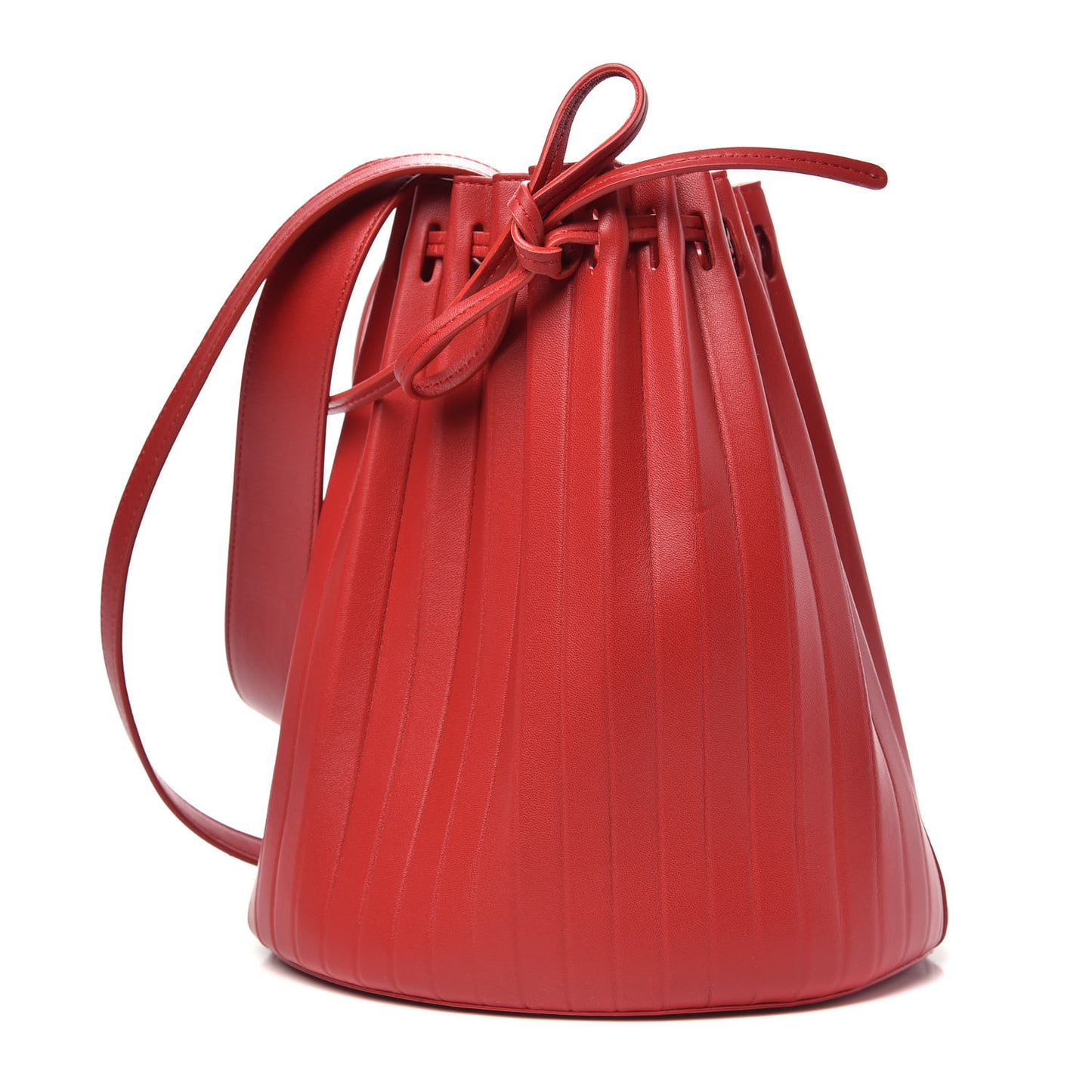 Pleated Bucket Bag Flamma
