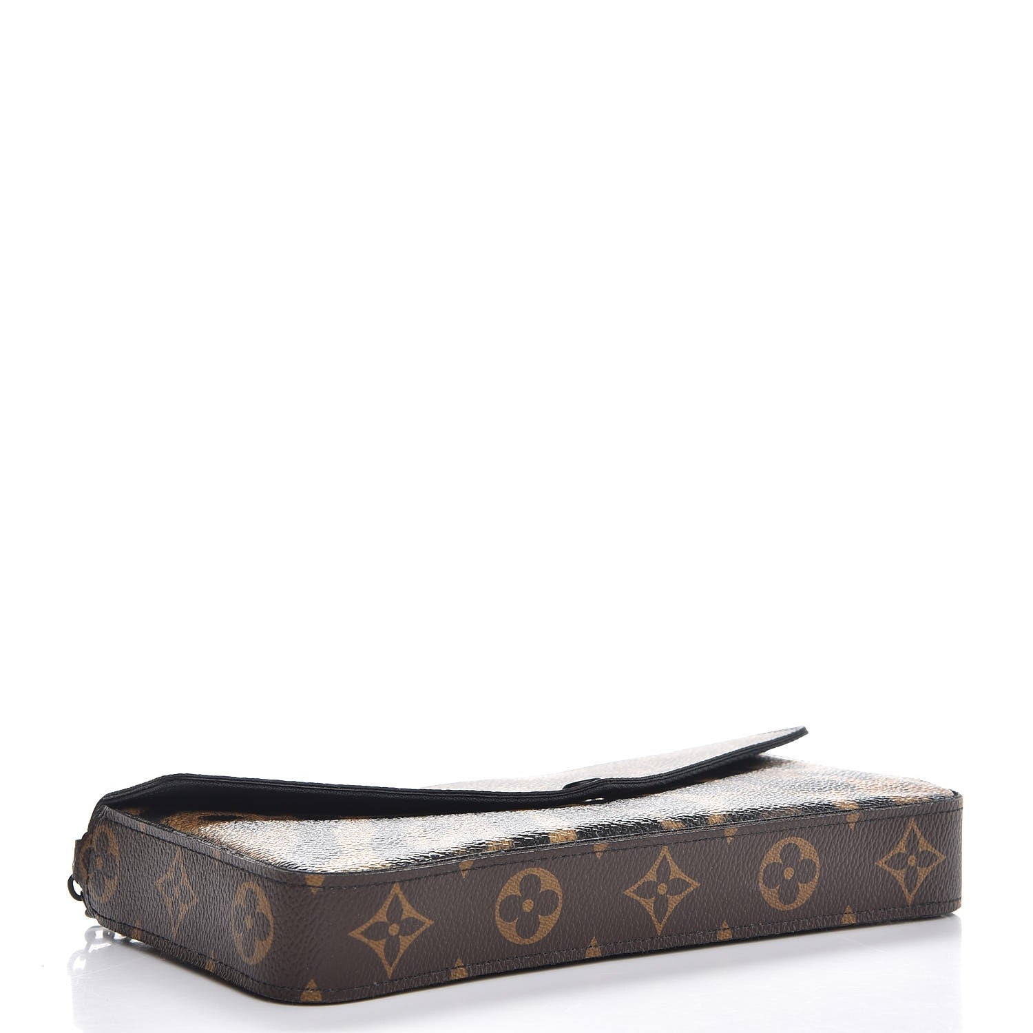 Louis Vuitton Monogram Animal Print Pochette Felicie Chain Wallet 4 of 10