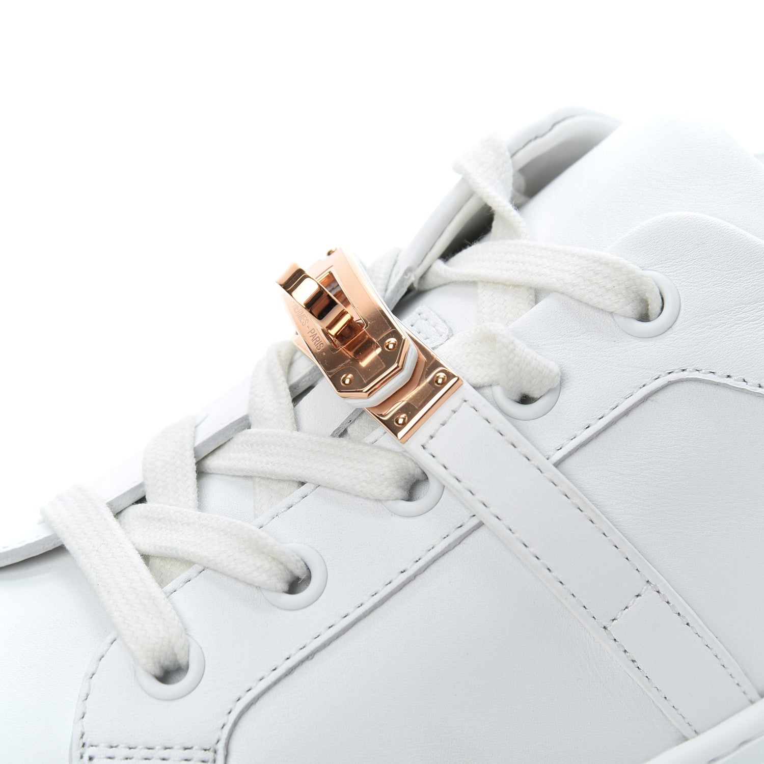 Hermes Calfskin Day Sneakers 36.5 White 13 of 14