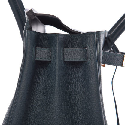 Hermes Togo Birkin 25 Vert Cypress 11 of 32