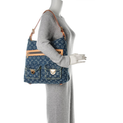 Louis Vuitton Denim Baggy GM Blue 2 of 7