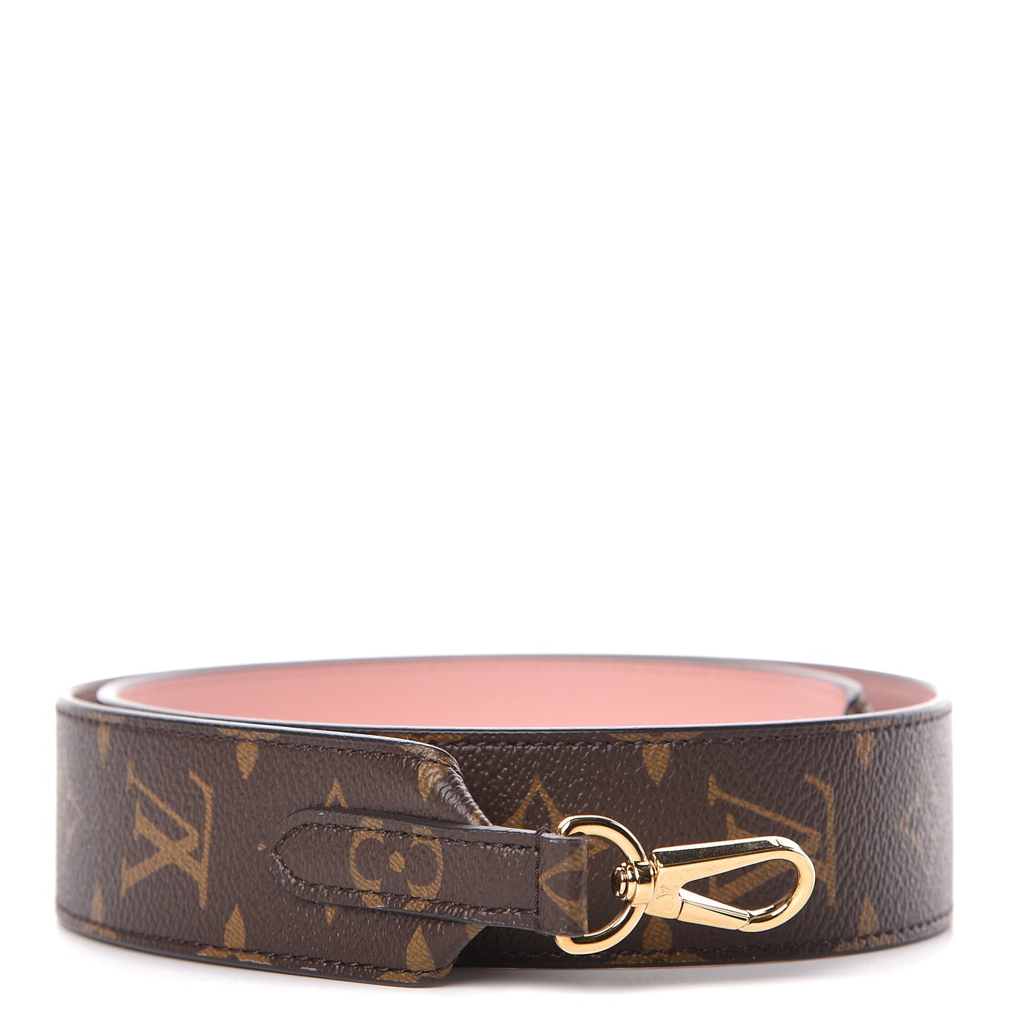 Monogram Bandouliere Shoulder Strap Rose Poudre