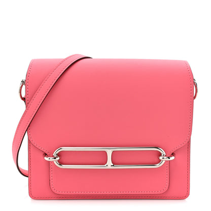 Hermes Swift Mini Sac Roulis Rose Azalee 1 of 11