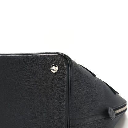Hermes Togo Tufting Chimeres Dragon 1923 Bolide 45 Black Bleu Lin 10 of 13