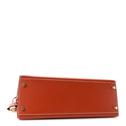 Hermes Box Kelly Sellier 32 Brique 4 of 10