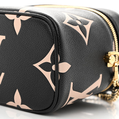 Louis Vuitton Empreinte Monogram Giant Vanity PM Black Beige 10 of 11