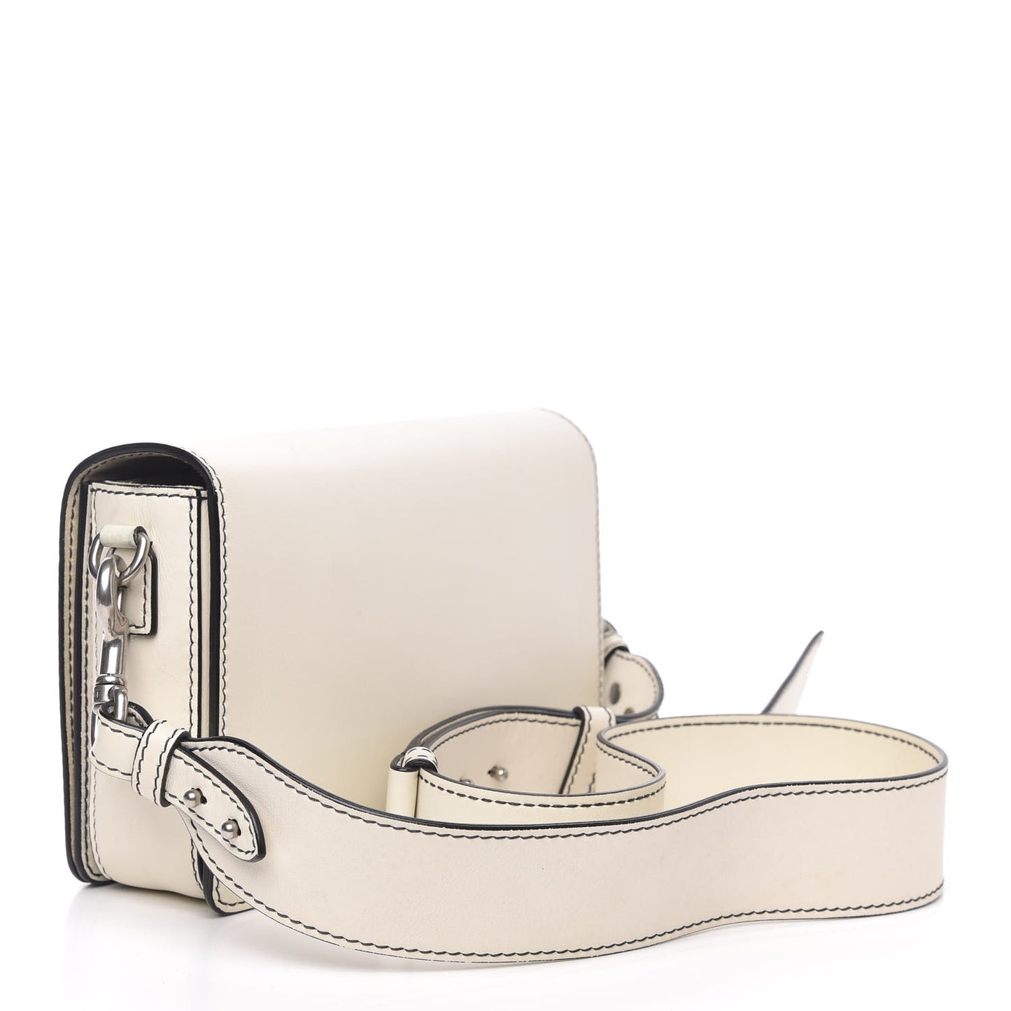 Smooth Calfskin Dio(r)evolution Flap Bag Off White