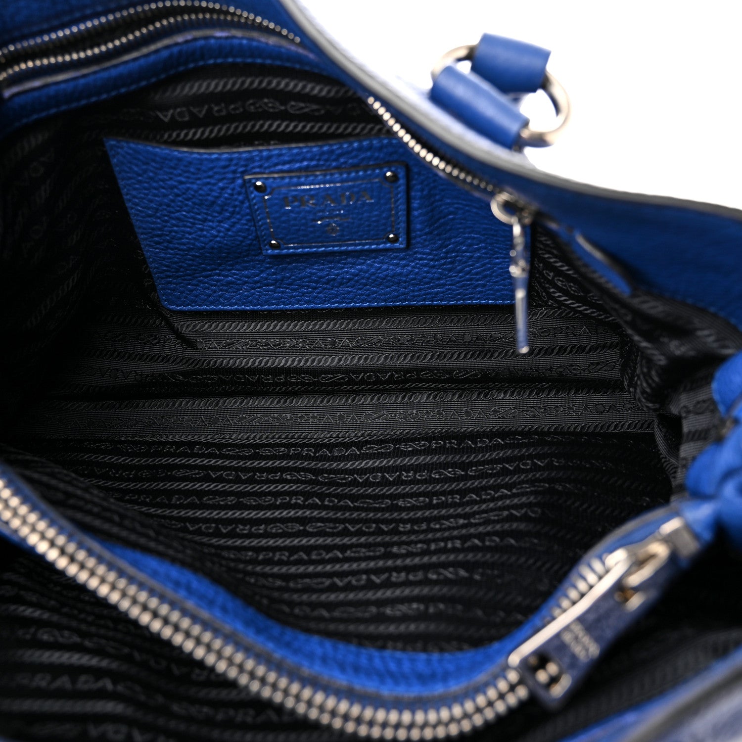 Prada Vitello Daino Tote Royal 6 of 18