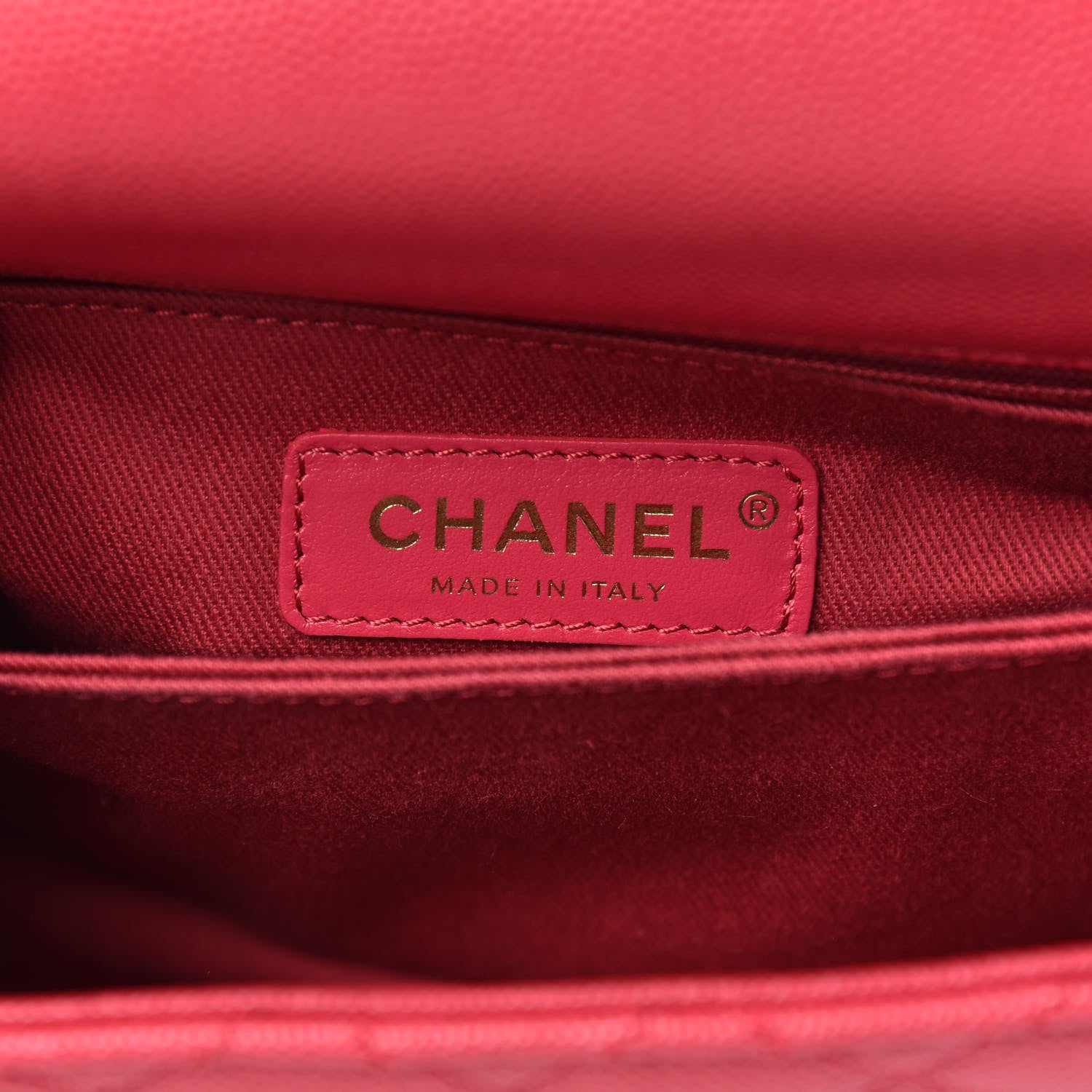 Chanel Caviar Quilted Mini Coco Handle Flap Fuchsia 6 of 11