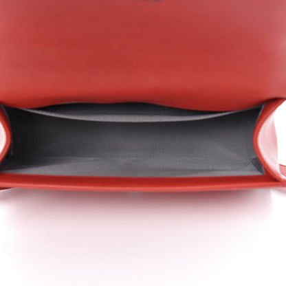 Chanel Calfskin Quilted Double Stitch Medium Boy Flap Red 5 of 12