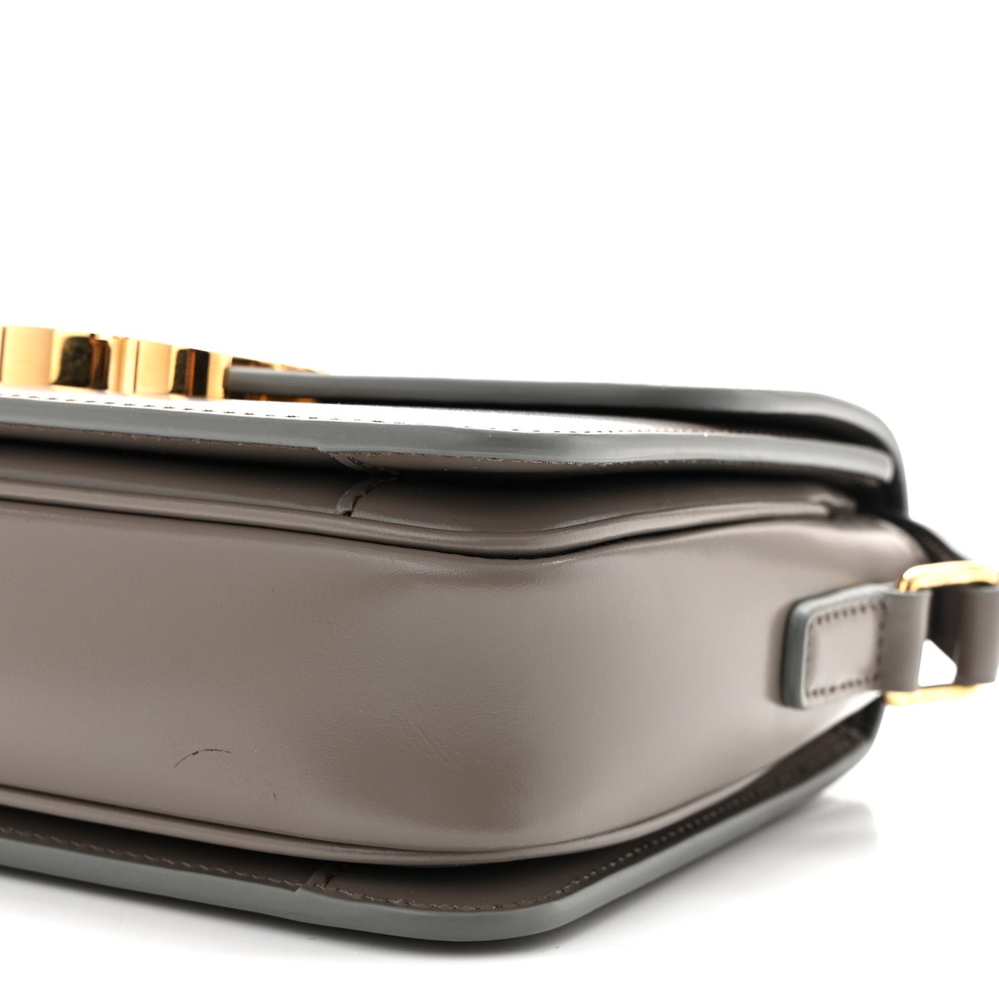Shiny Calfskin Teen Triomphe Pebble
