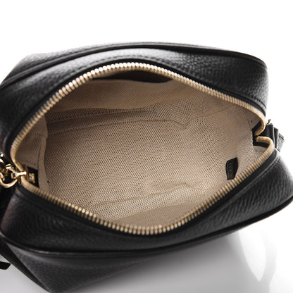 Gucci Pebbled Calfskin Small Soho Disco Bag Black 5 of 7