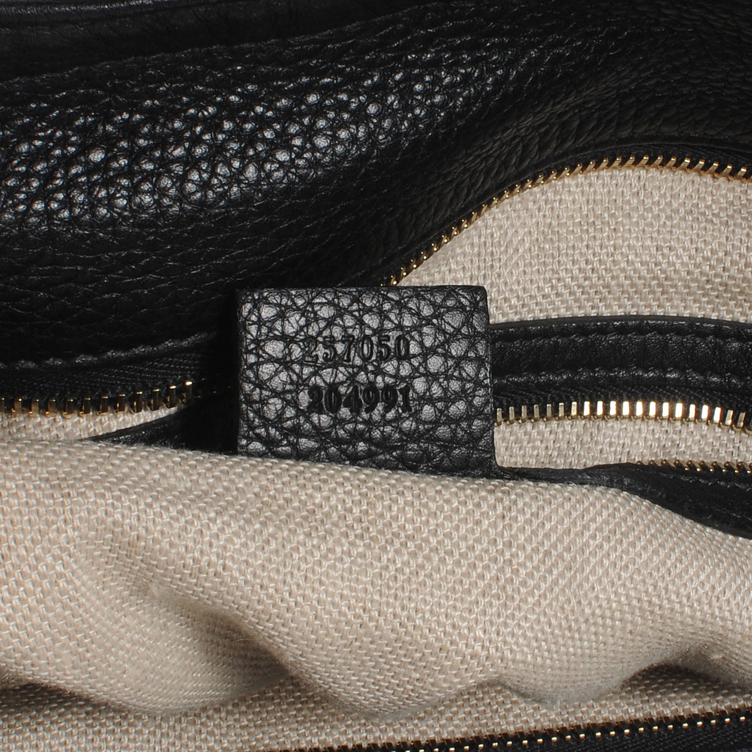 Gucci Leather Greenwich Medium Shoulder Bag Black 7 of 7