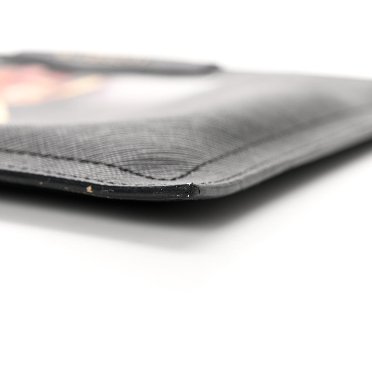 Givenchy Textured Coated Canvas Bambi Print Cosmetic Pouch Black 8 of 9