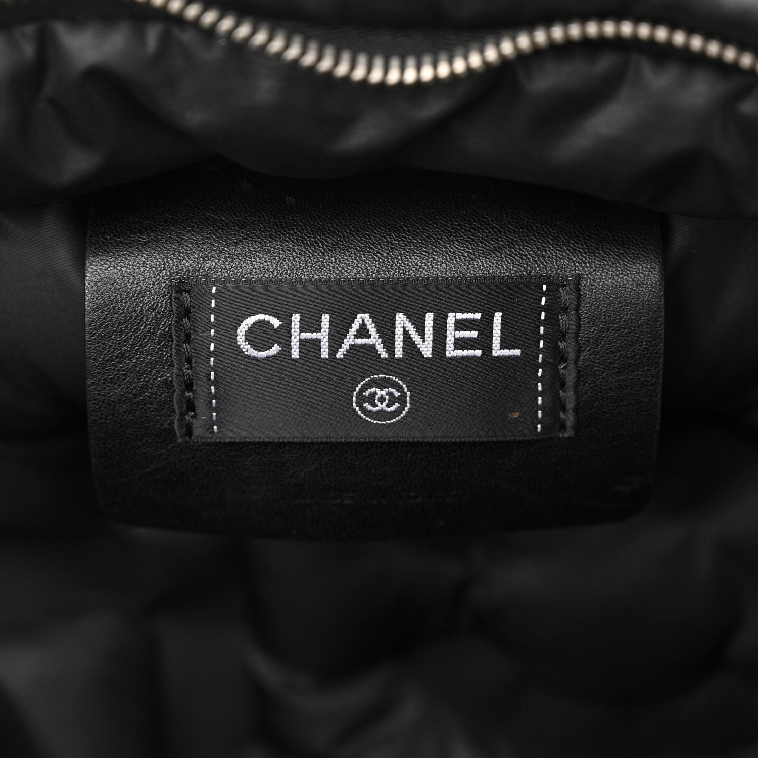 Chanel Nylon Embossed Doudoune Backpack Grey 6 of 16