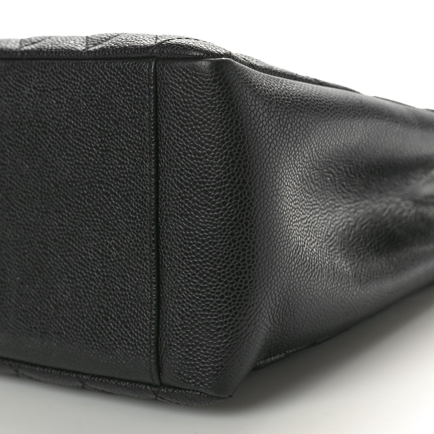 Caviar Quilted Grand Shopping Tote GST Black