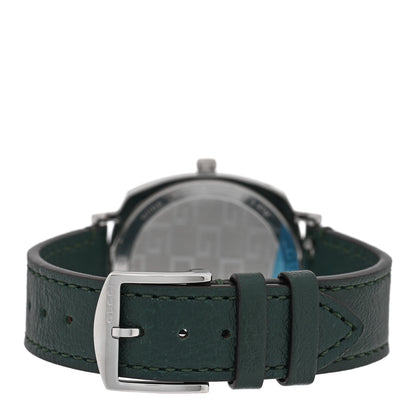 Gucci Stainless Steel Calfskin 35mm Grip Quartz Watch Green 3 of 5