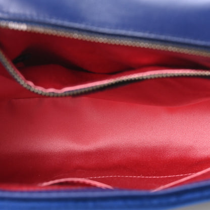Gucci Velvet Matelasse Medium GG Marmont Shoulder Bag Cobalt Blue 5 of 10